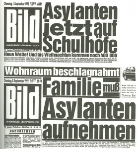 Bild-"Schlag"-Zeilen in den 1990er Jahren